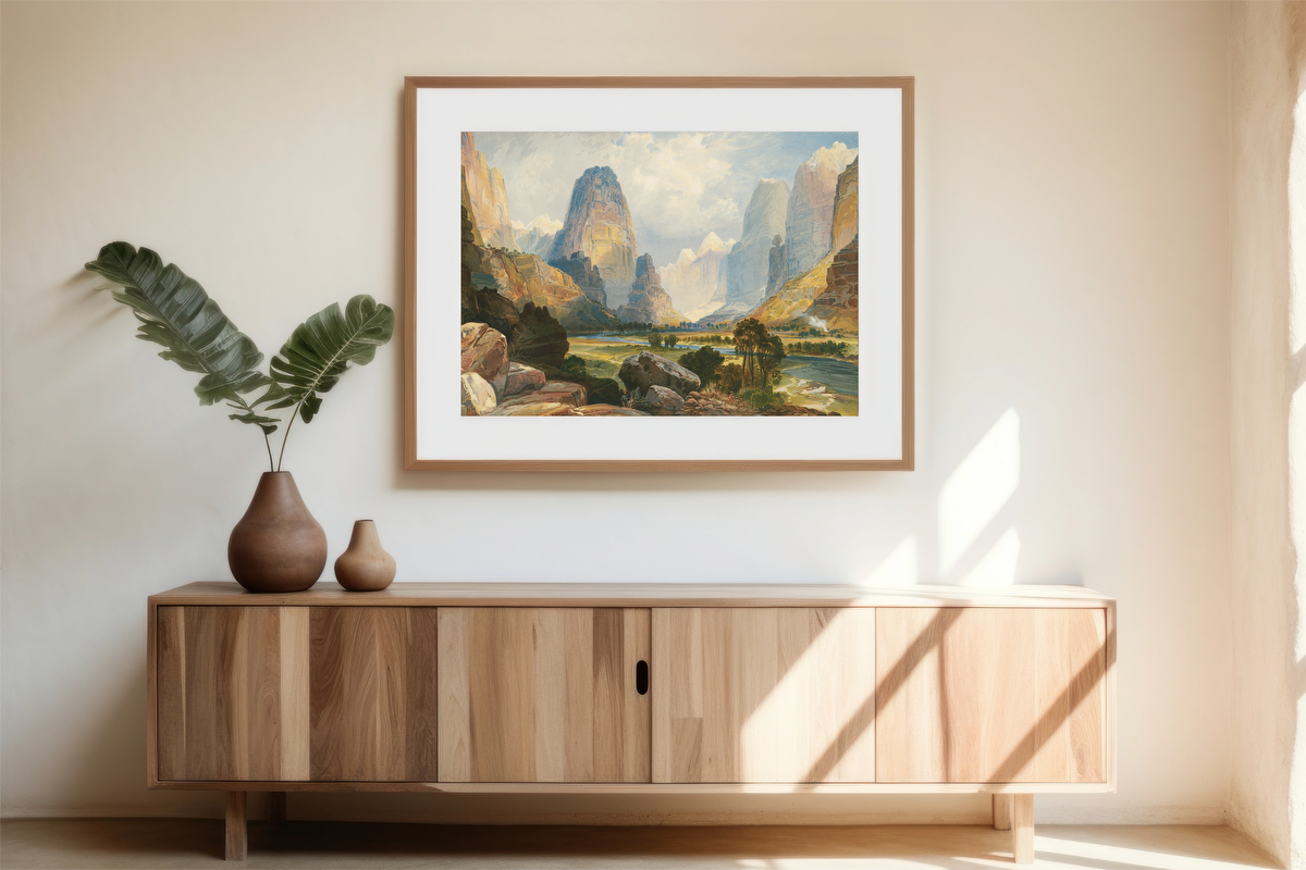 Zion Valley – Thomas Moran