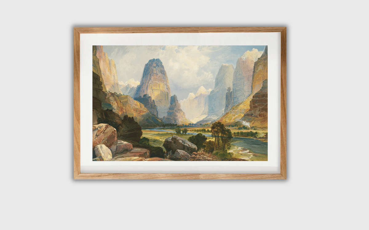 Zion Valley – Thomas Moran