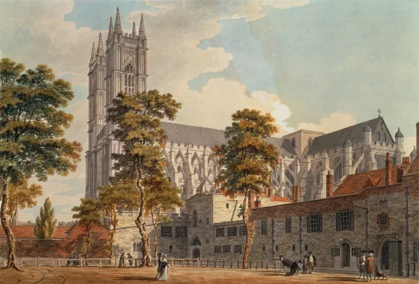 Westminster Abbey From The Schools