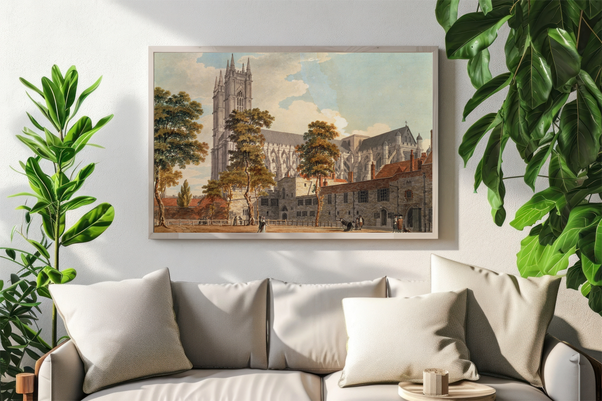 Westminster Abbey From The Schools – Thomas Malton Jnr
