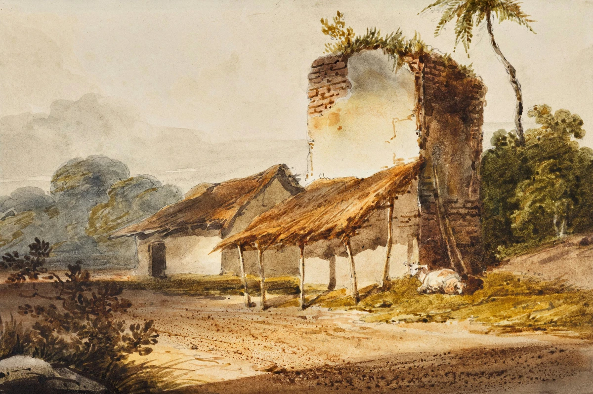 Indian Village House – George Chinnery