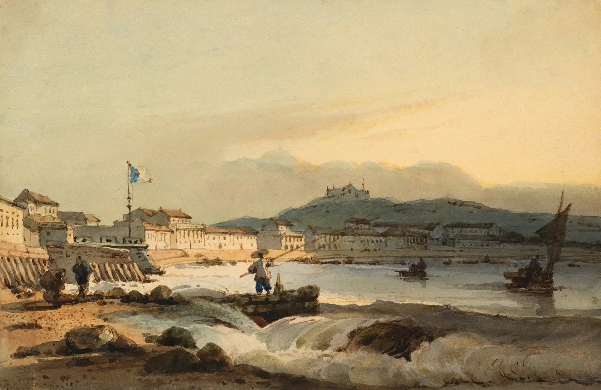 The Praya Grande, Macao – George Chinnery