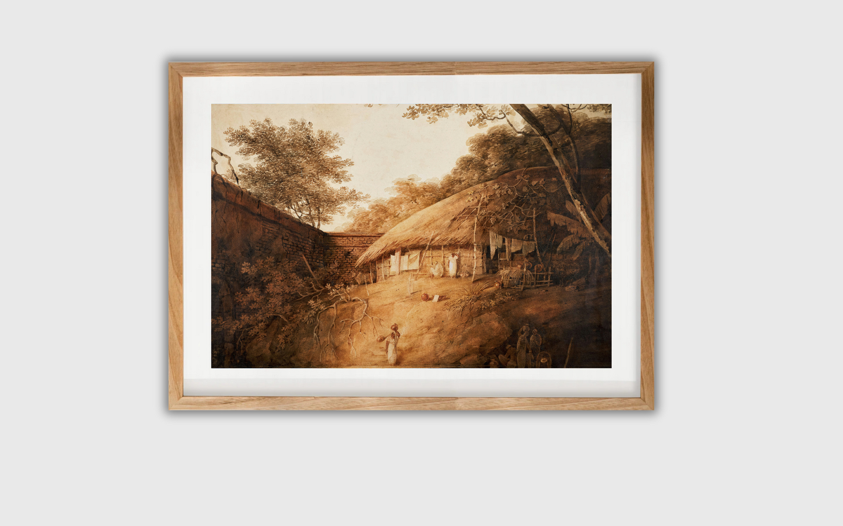On the Bank of an Indian River – George Chinnery