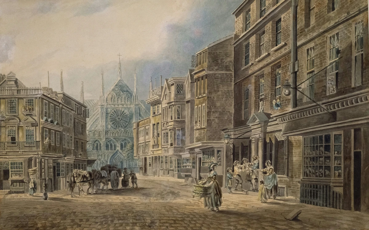 London, Old Tothull St. Leading to Westminster Abbey – James Miller