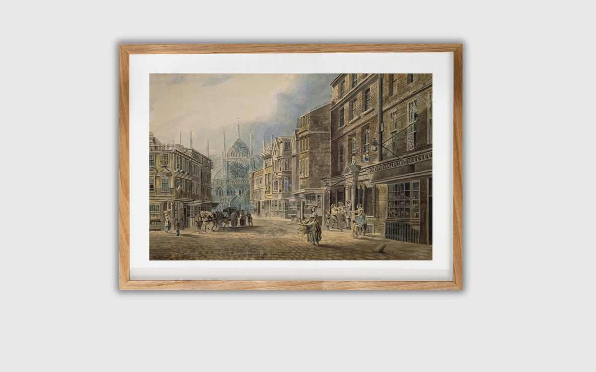 London, Old Tothull St. Leading to Westminster Abbey – James Miller
