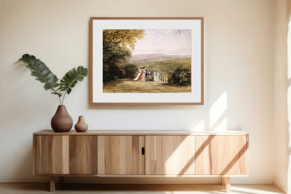 Haddon Hall, the Terrace – David Cox