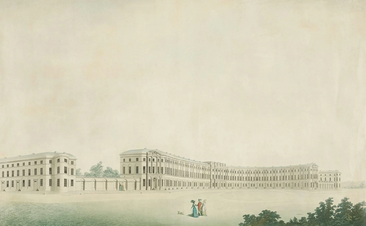Perspective View of The Crescent – Francis Jukes