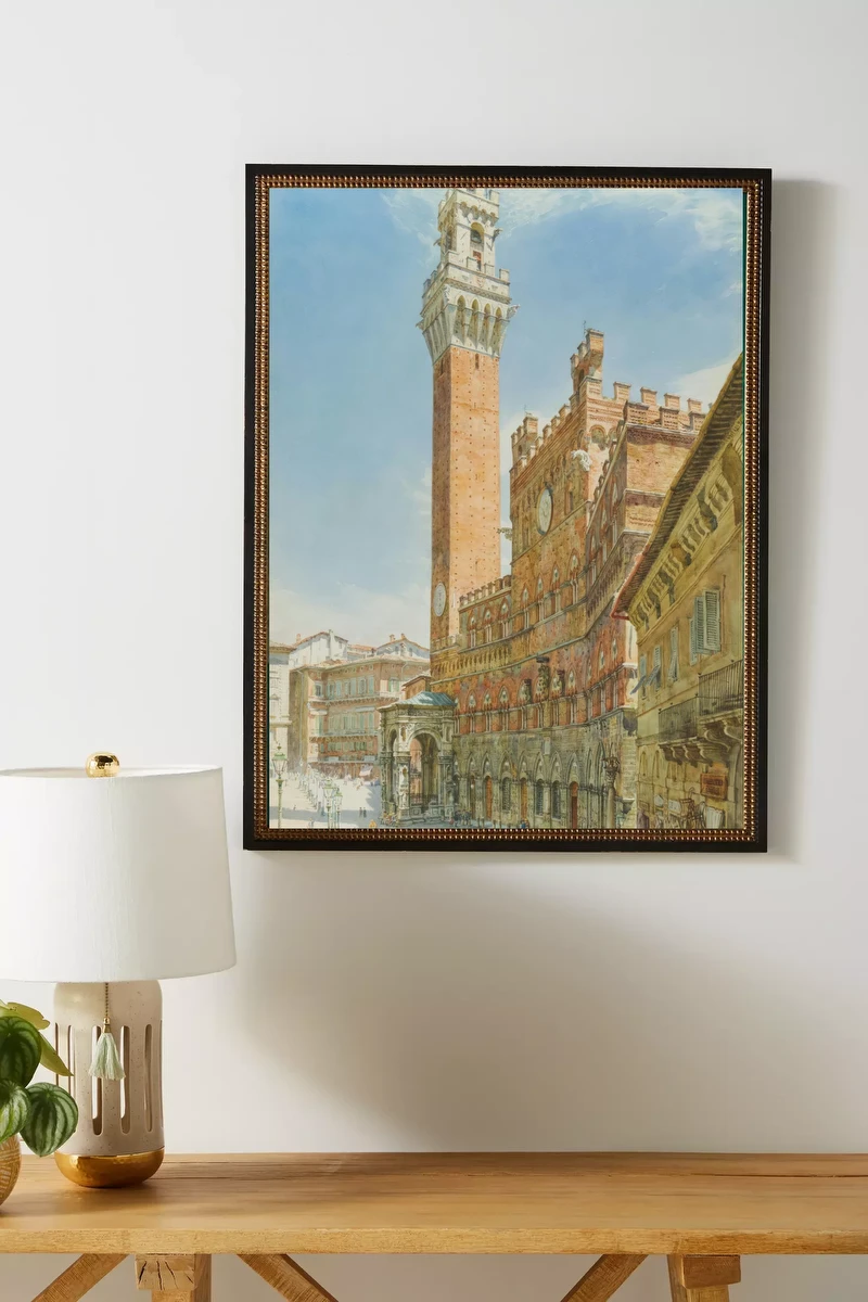 Siena, the Palazzo Publico (Town Hall) – Thomas Matthews Rooke