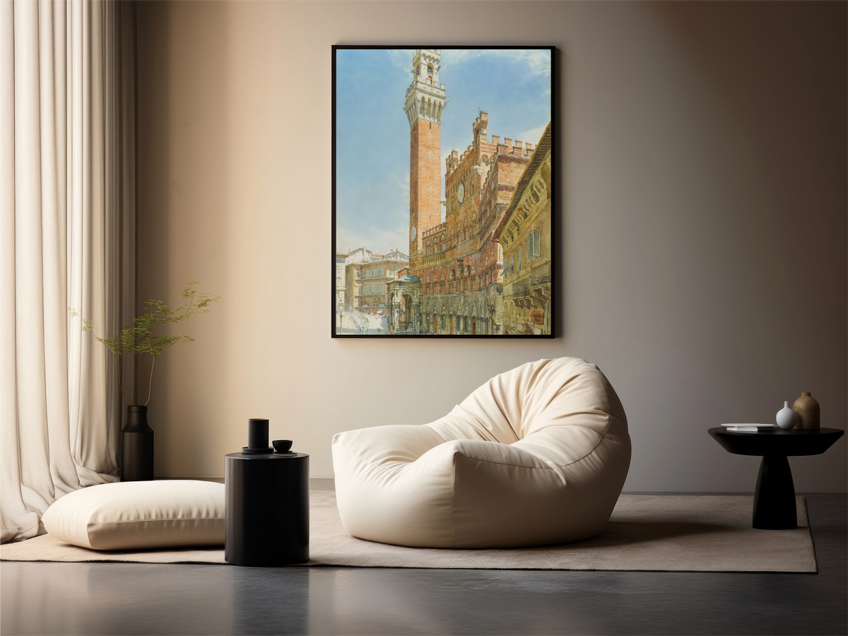Siena, the Palazzo Publico (Town Hall) – Thomas Matthews Rooke