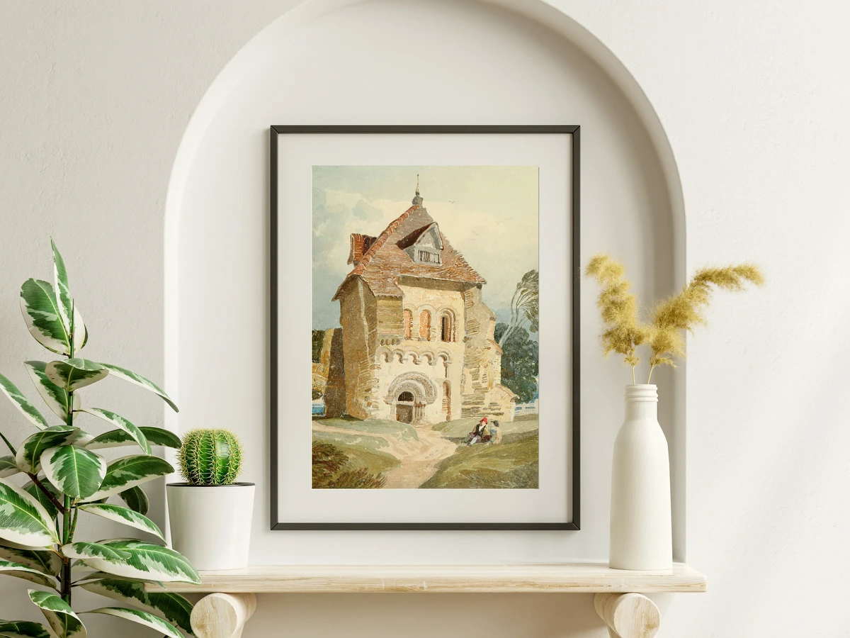 A Norman Building near Durham – John Sell Cotman
