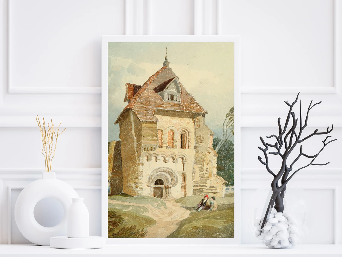 A Norman Building near Durham – John Sell Cotman