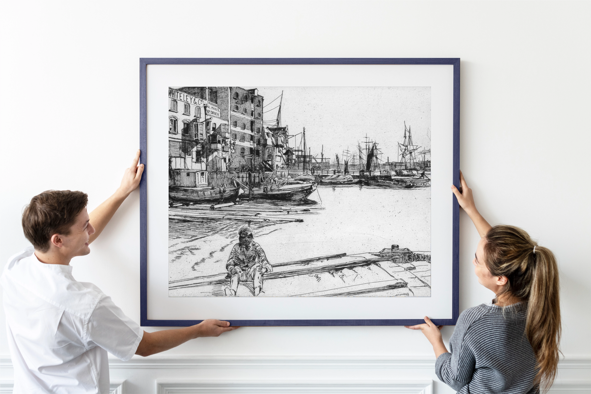 Tyzac Whitley and Co or Eagle Wharf – James A McNeill Whistler
