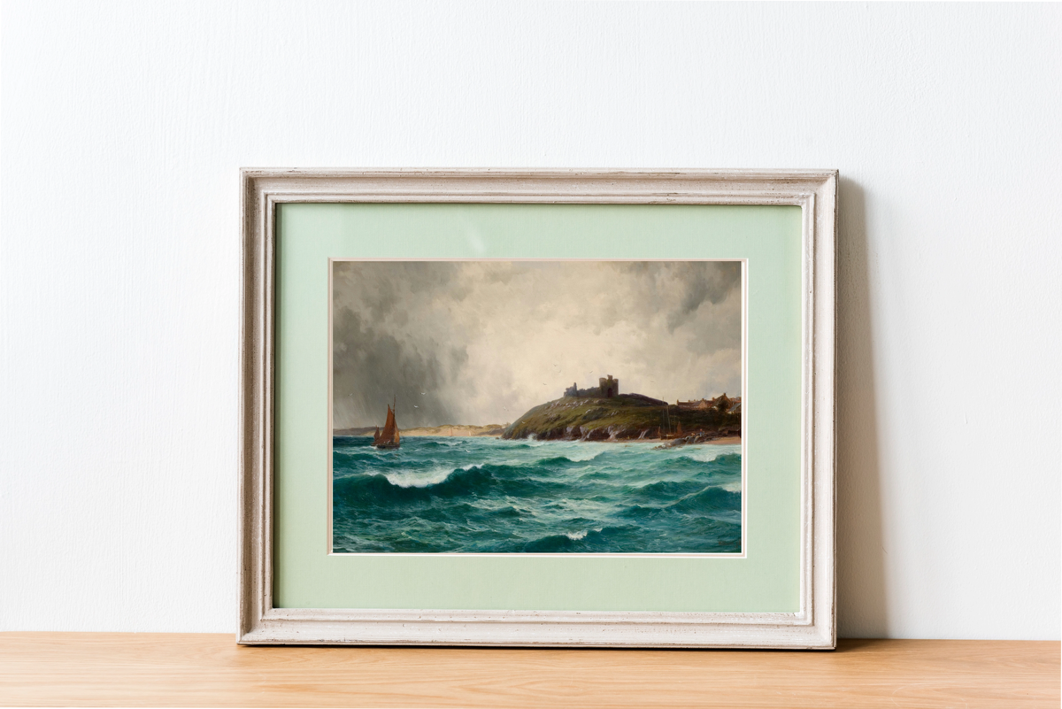 Coastal Scene With Criccieth Castle – William Joseph King