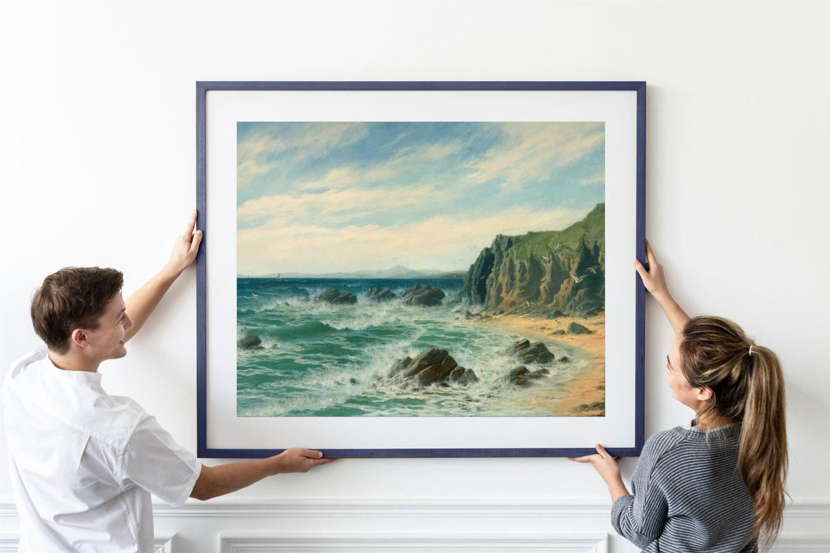 Coastal Scene – Edward Moore