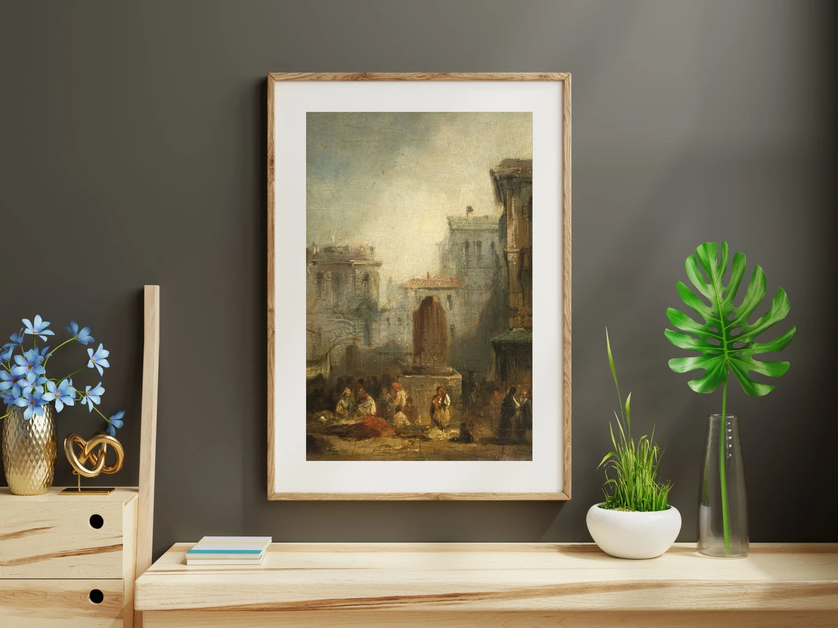An Italian Town – Richard Parkes Bonington