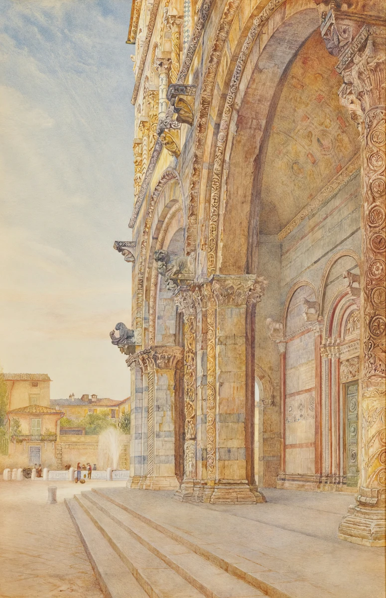 San Martino, Lucca, Italy - The West Front – Henry Roderick Newman