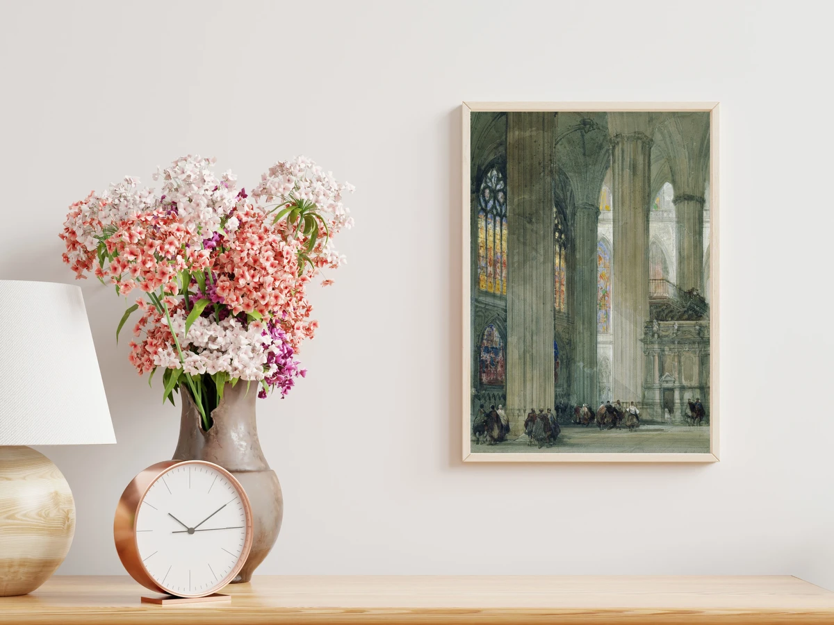 Interior of Seville Cathedral – David Roberts