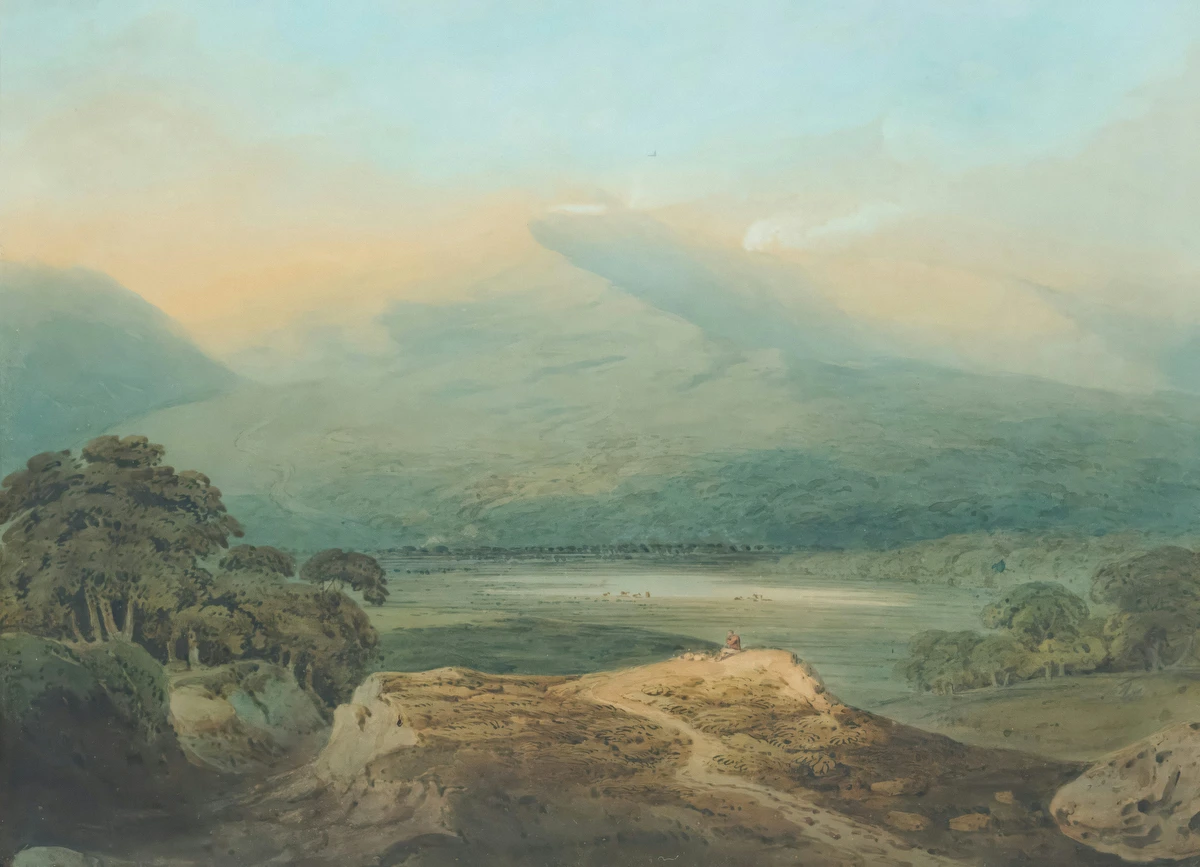 From Capel Curig Looking Toward Gwynant – John Varley