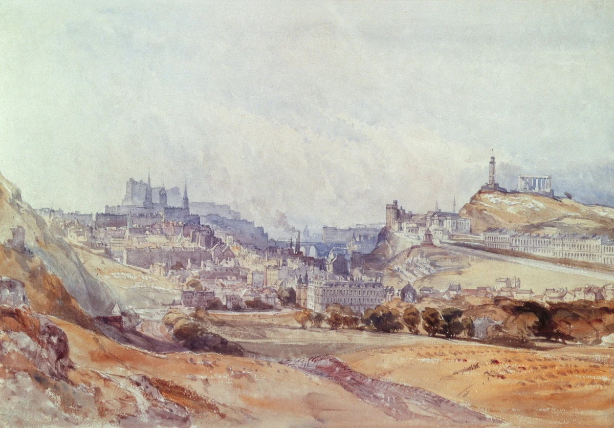 Edinburgh From Salisbury Crags – William Callow