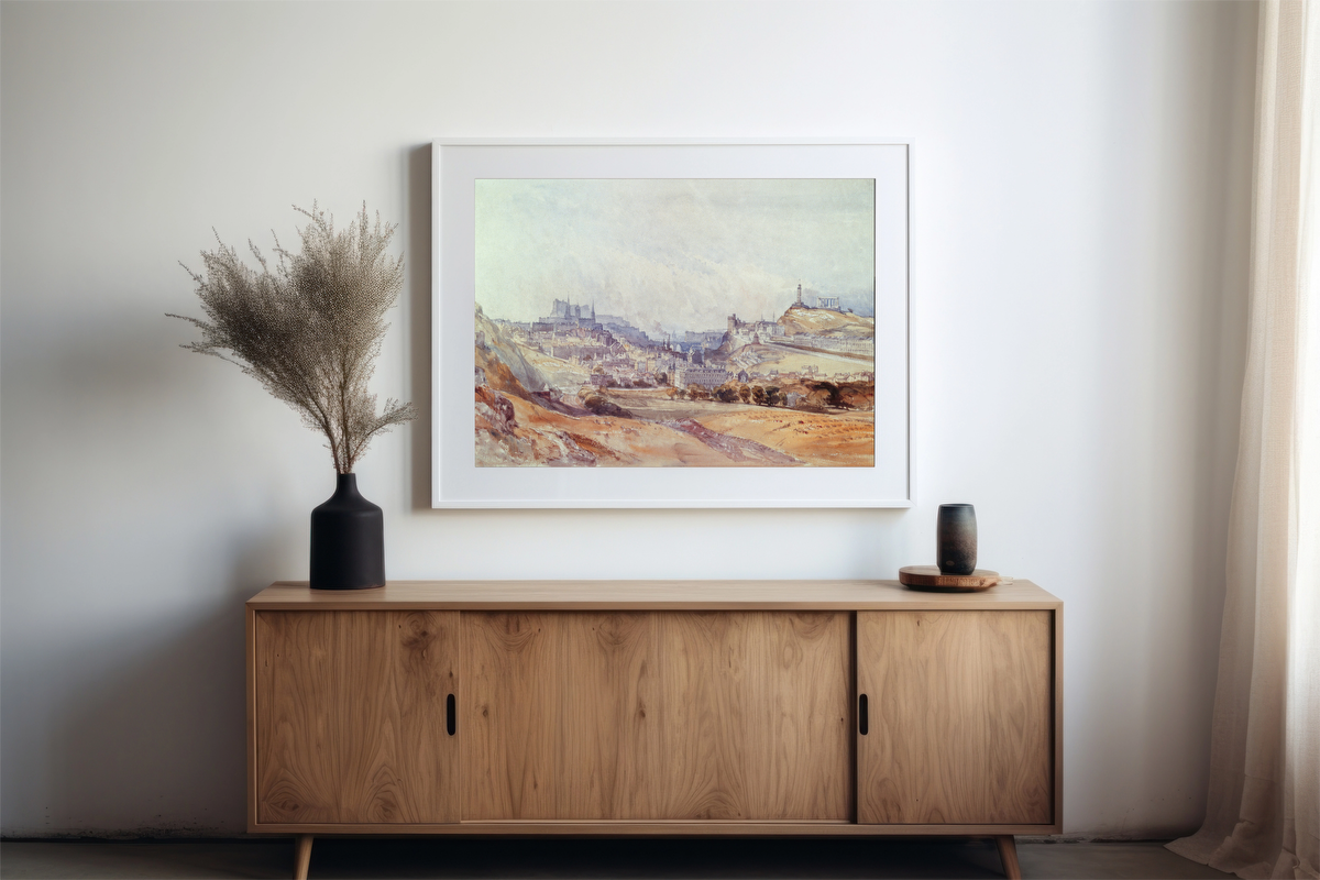Edinburgh From Salisbury Crags – William Callow