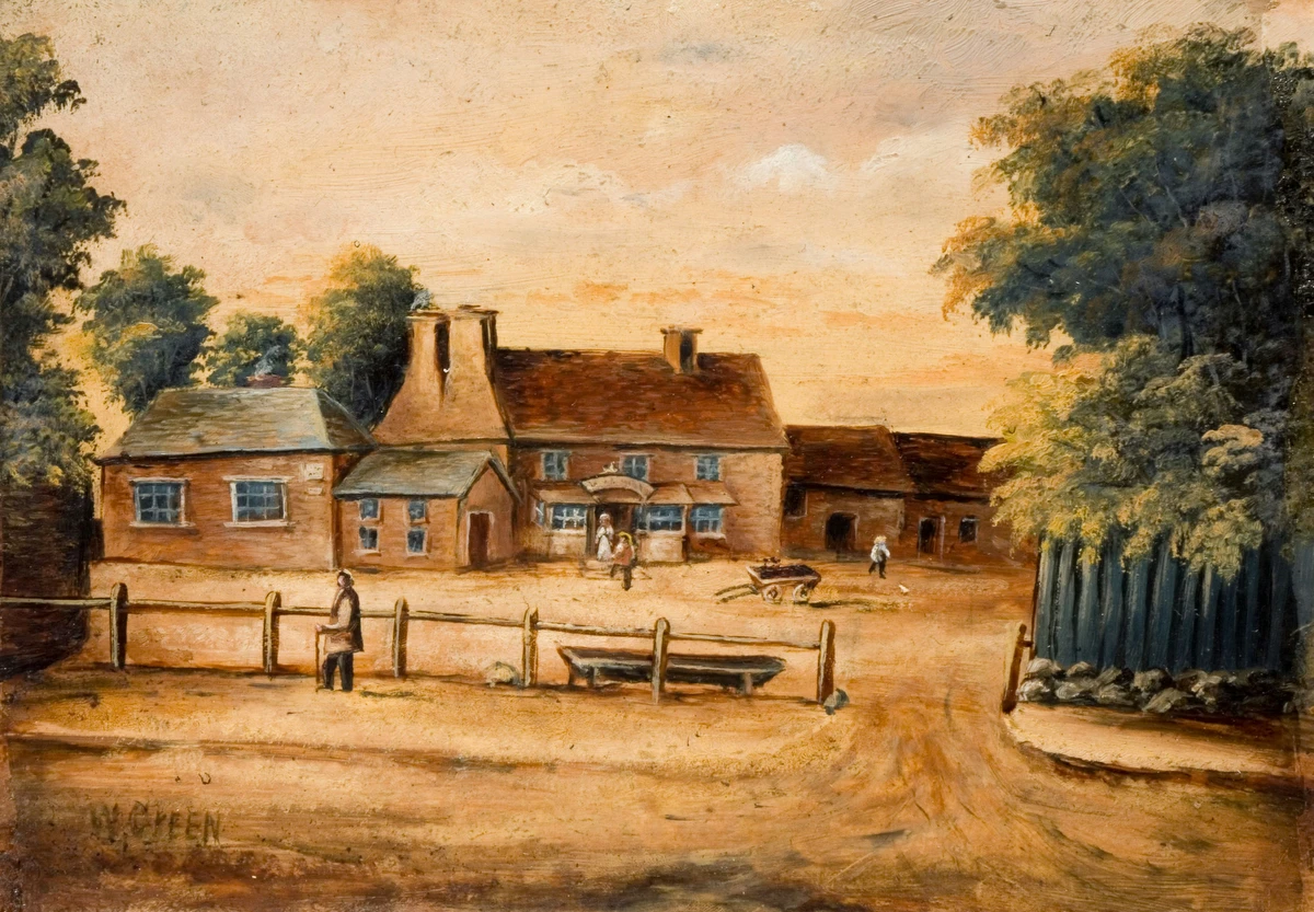 Rural Farmstead at Dusk