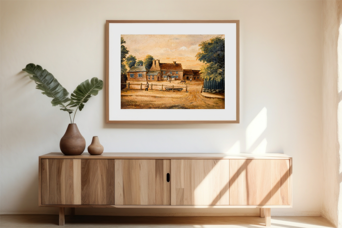 Rural Farmstead at Dusk