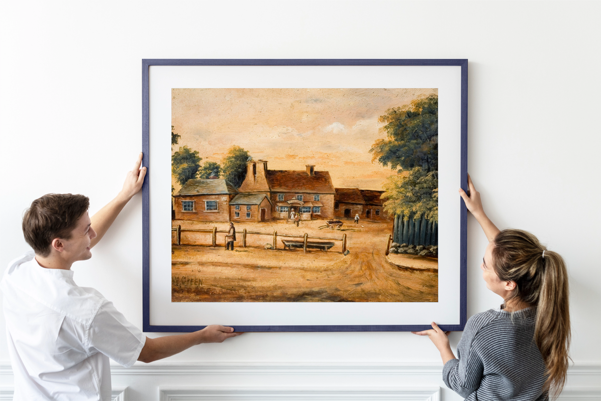 Rural Farmstead at Dusk