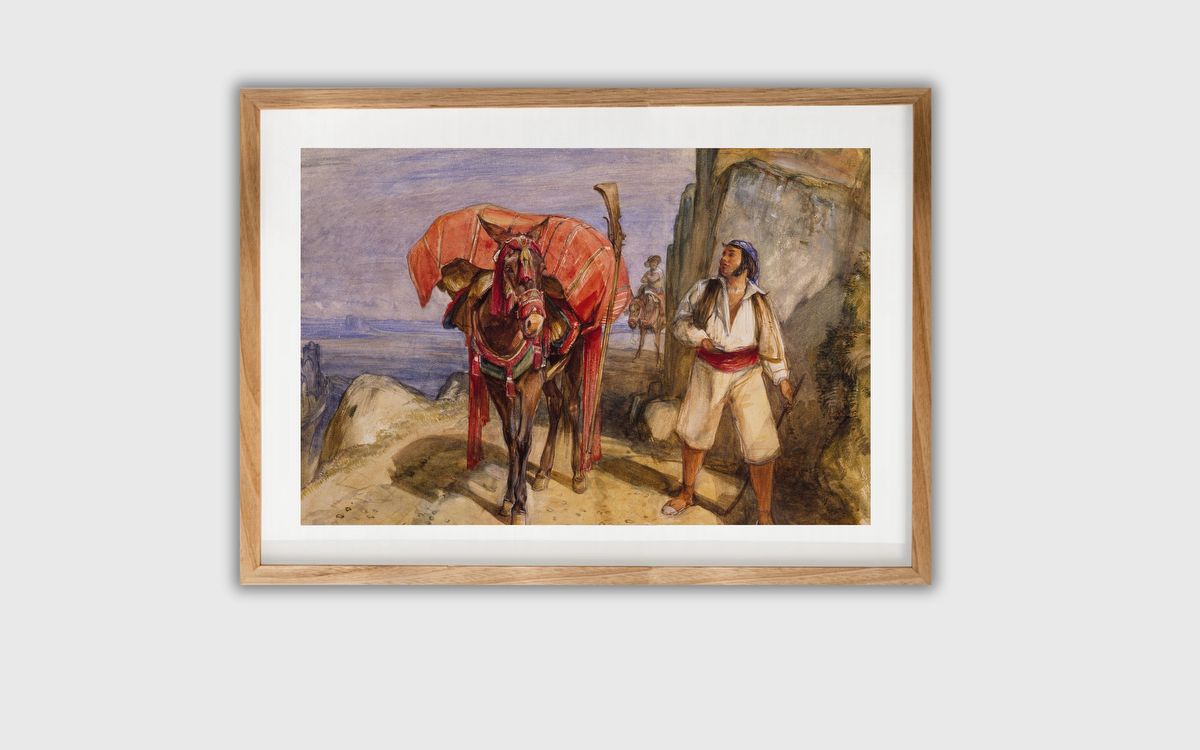 Muleteer on a Coastal Path – John Frederick Lewis