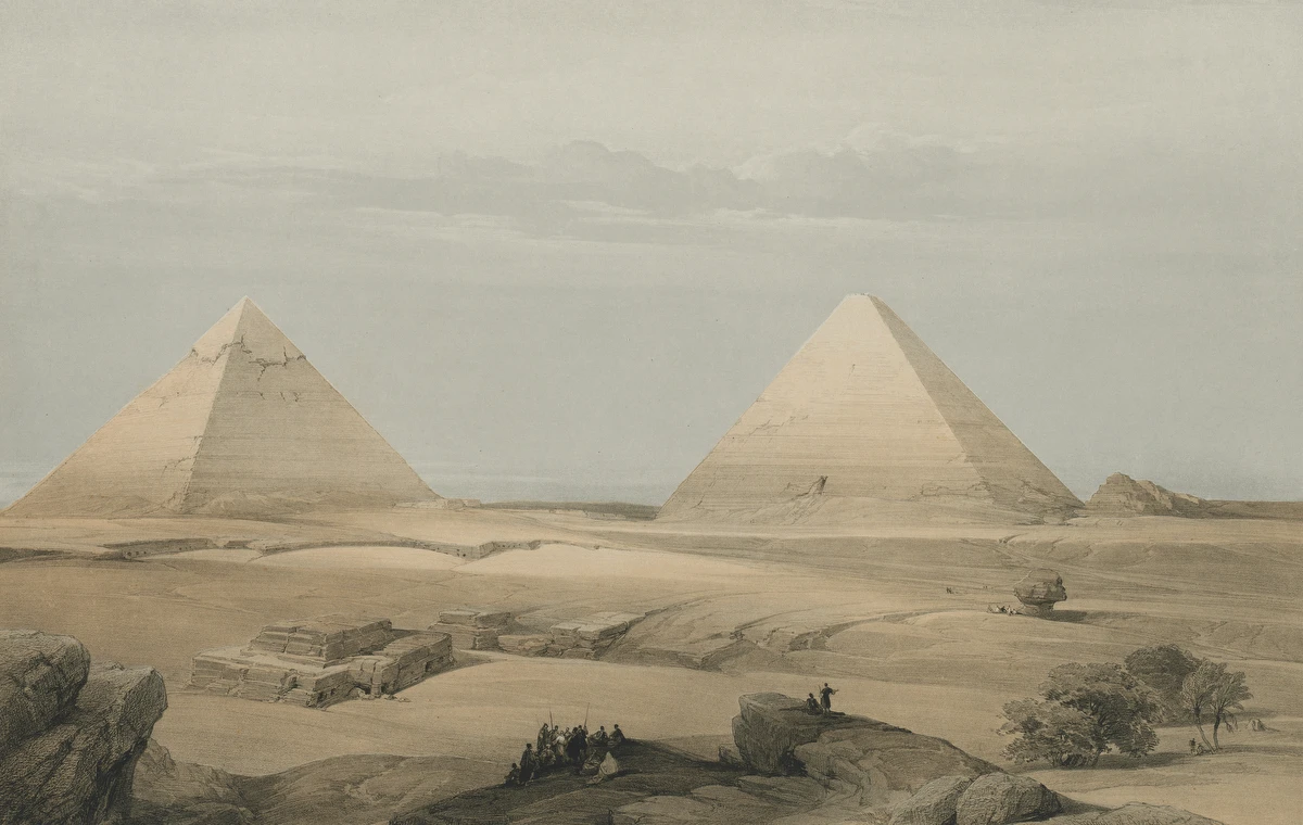 Egypt and Nubia, Volume II: Pyramids of Geezeh – Louis Haghe