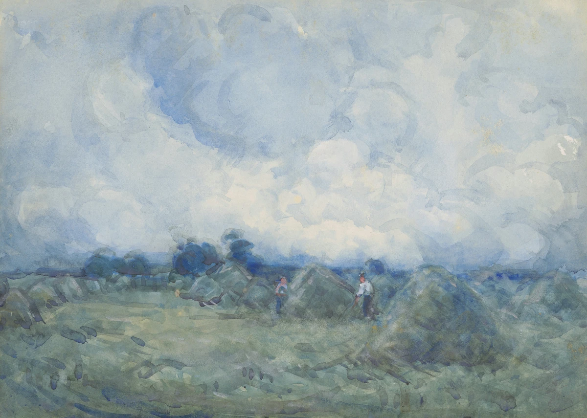 Field with Haystacks – John Gully