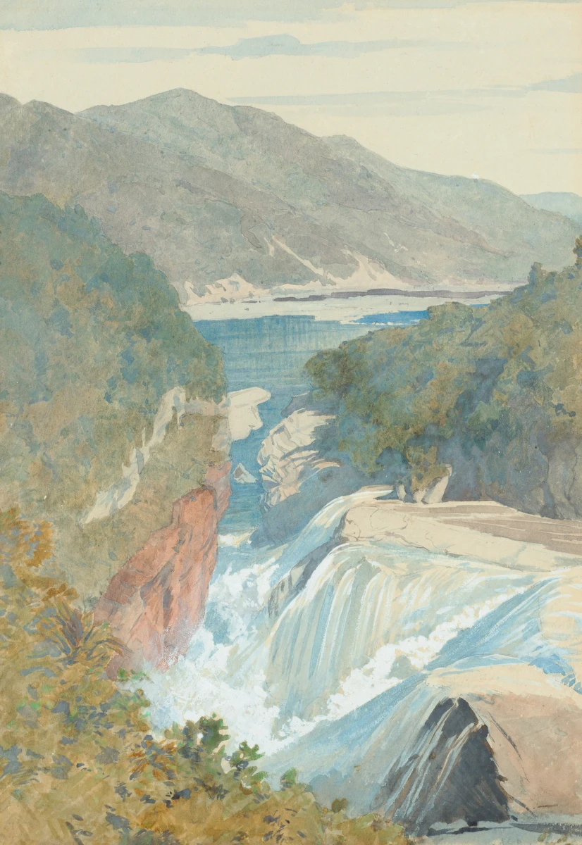 Te Reinga, Falls of the Wairoa – James Crowe Richmond