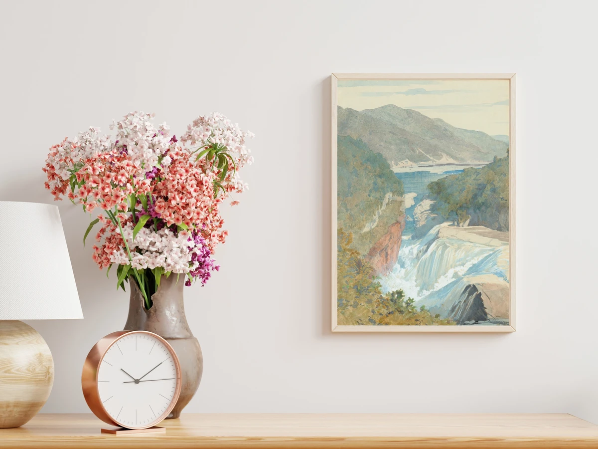 Te Reinga, Falls of the Wairoa – James Crowe Richmond