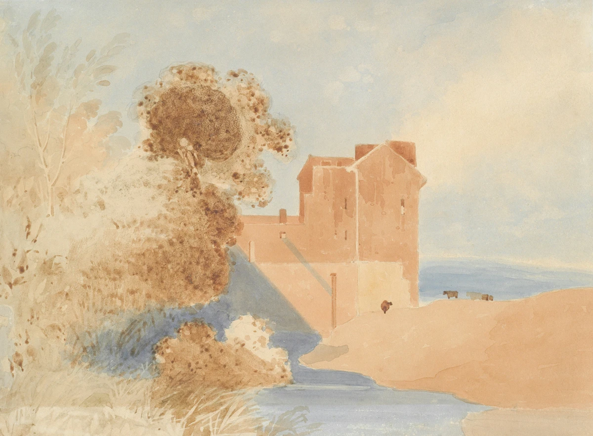Château in Normandy – John Cotman
