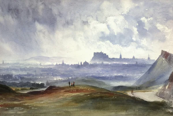 Edinburgh from Samson's Ribbs