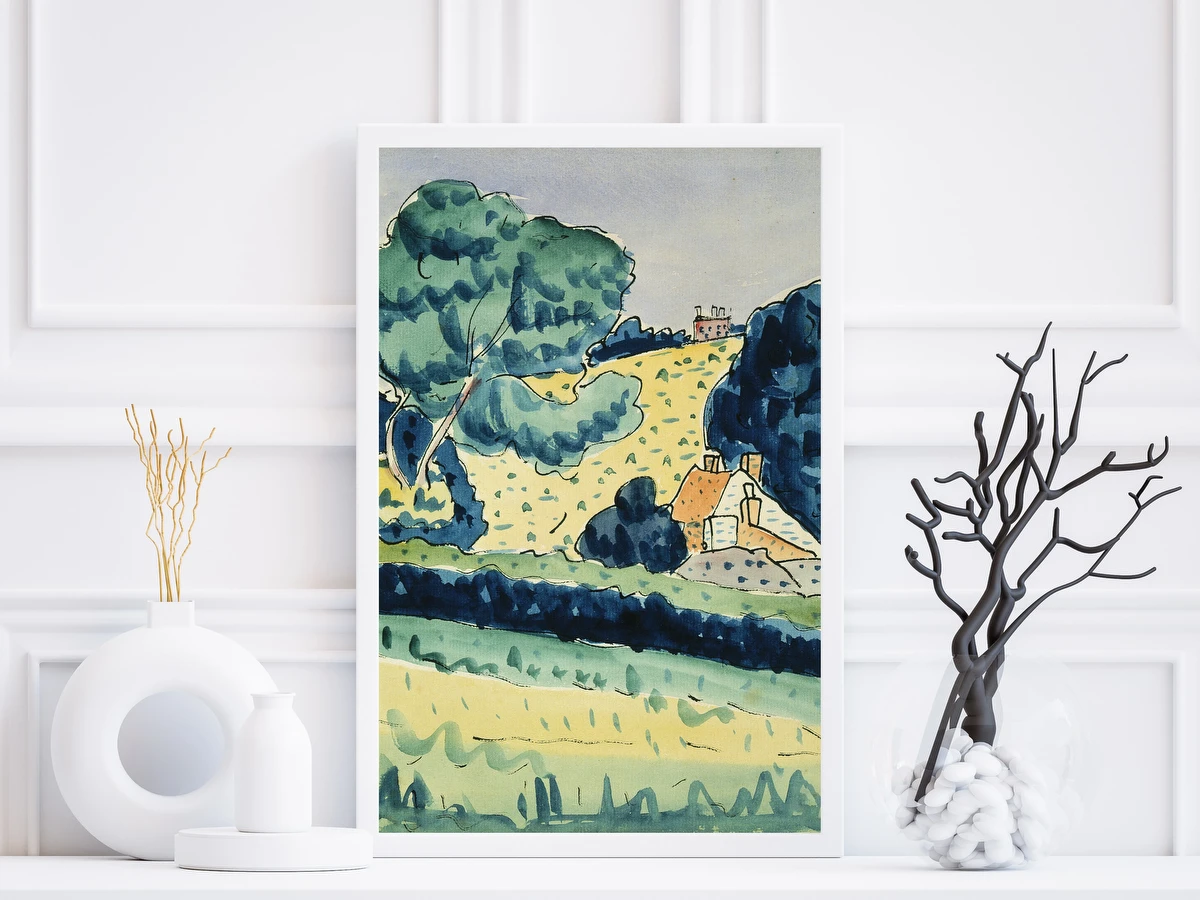 Hillside with Cottages – Raymond McIntyre