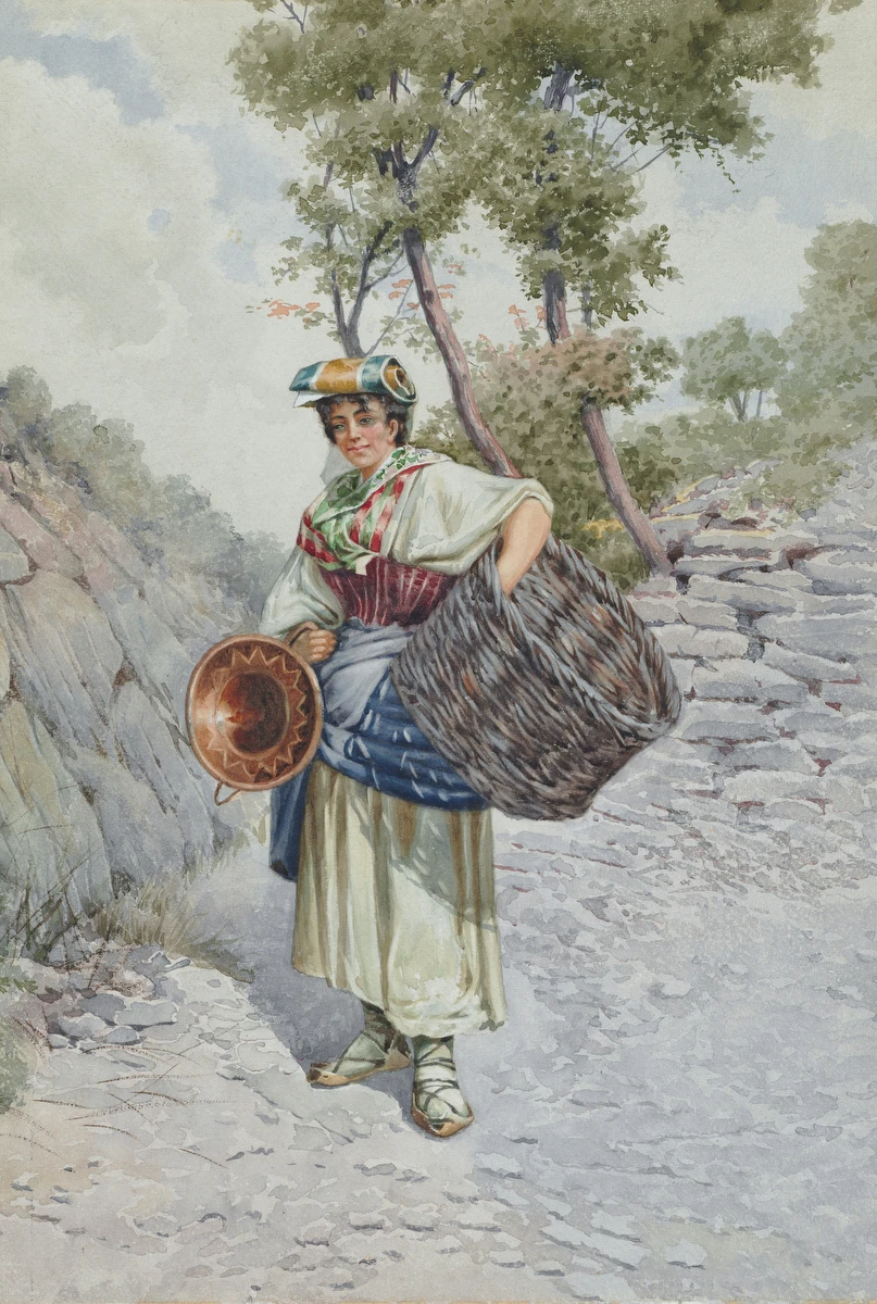 Peasant Girl on a Stony Road – R. Gigli