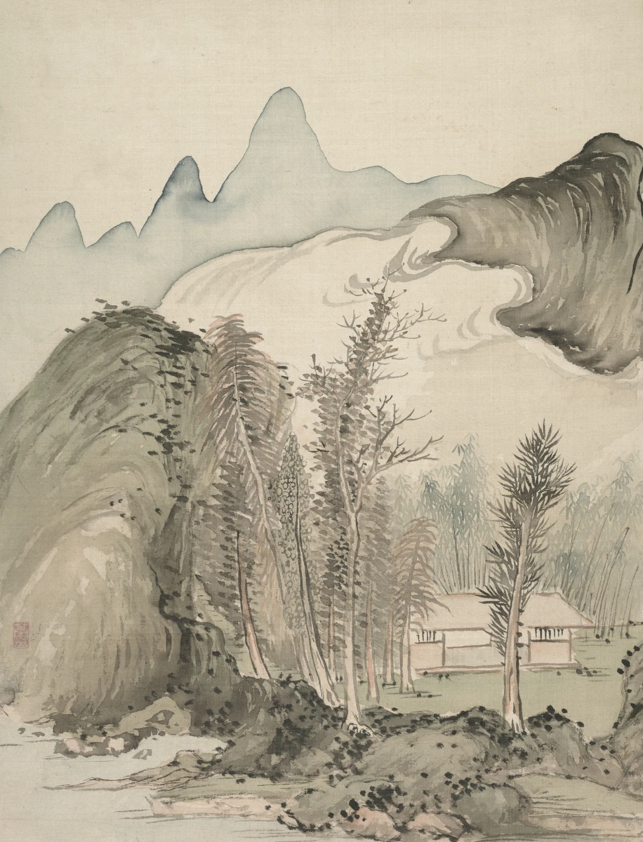Hut Amidst the Trees – Tsubaki Chinzan