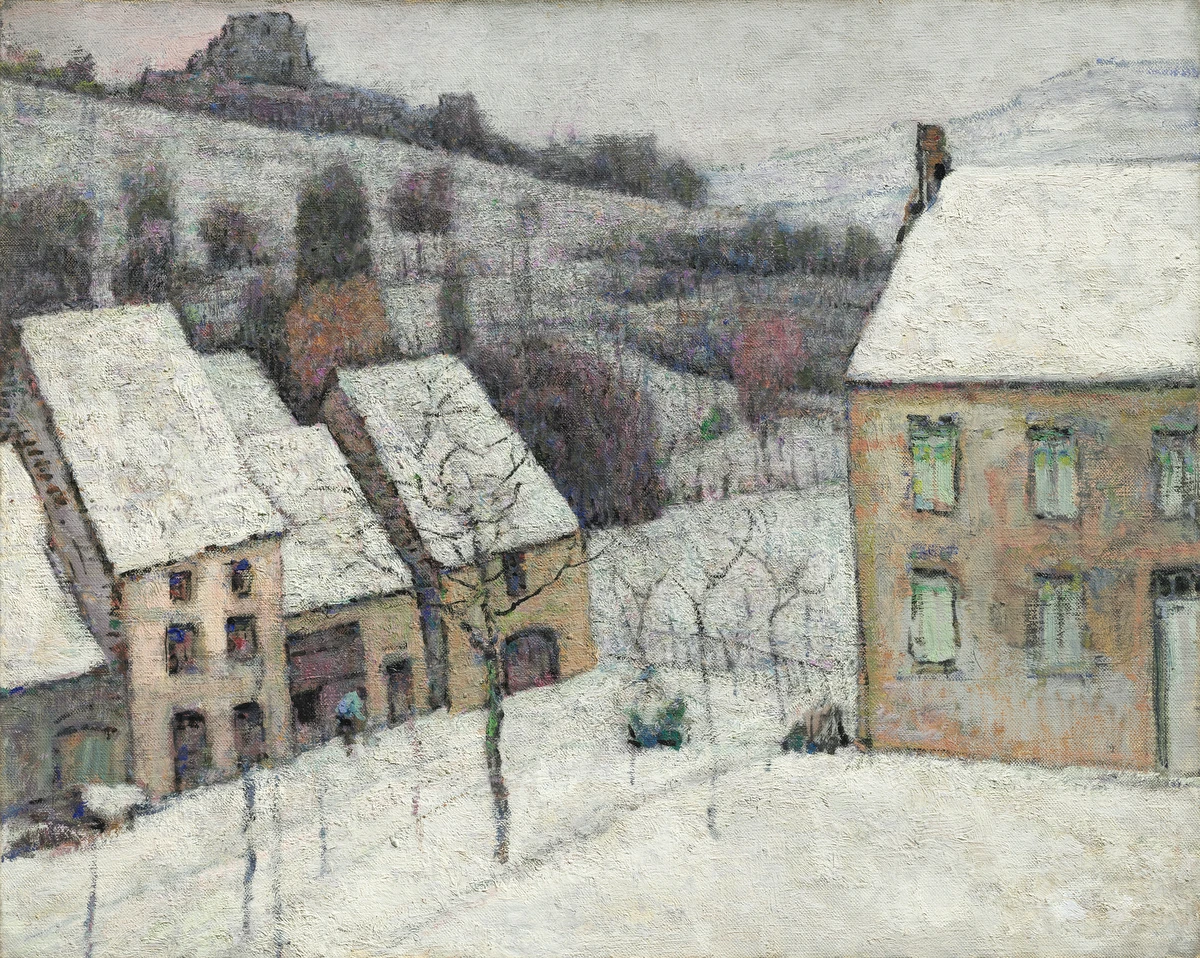 Murol in the Snow – Victor Charreton