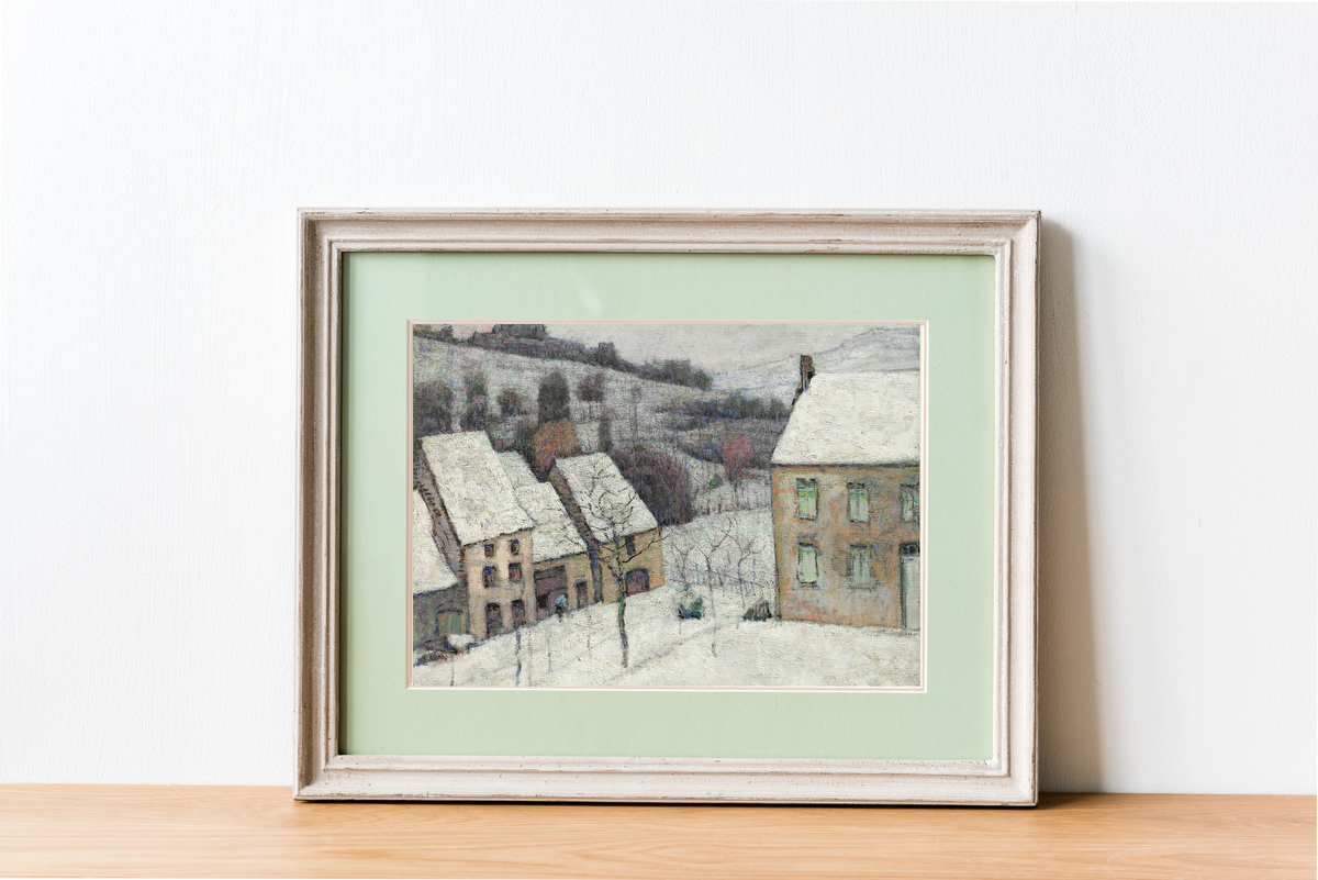 Murol in the Snow – Victor Charreton