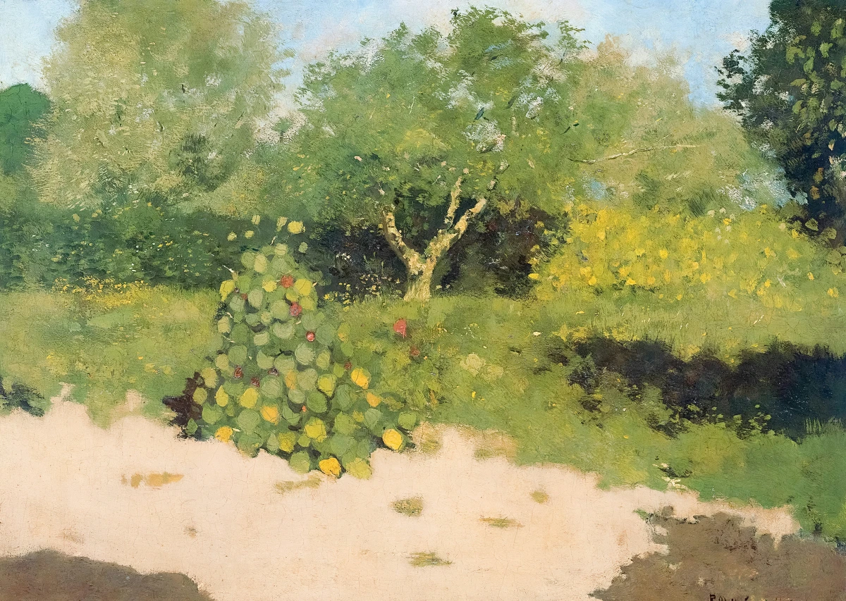 Corner of a Garden with Indian Cress – Richard Nicolaüs Roland Holst
